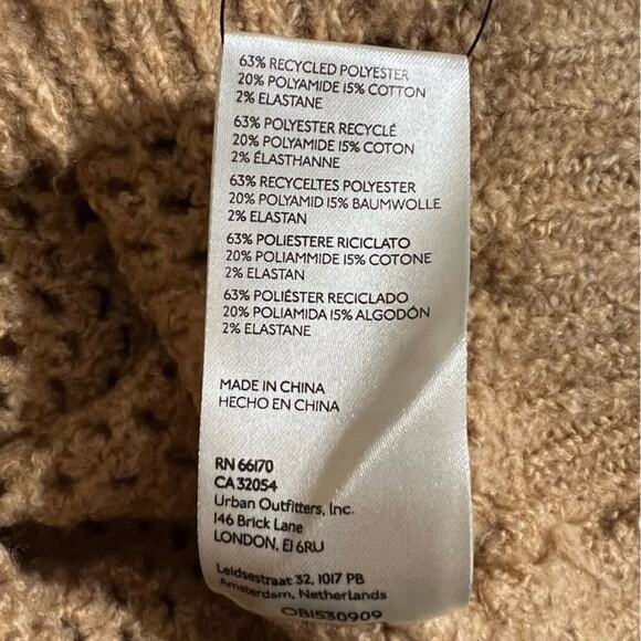 Free People Care FP Snowdrift Pullover Sweater in Camel Heather - Picture 16 of 16